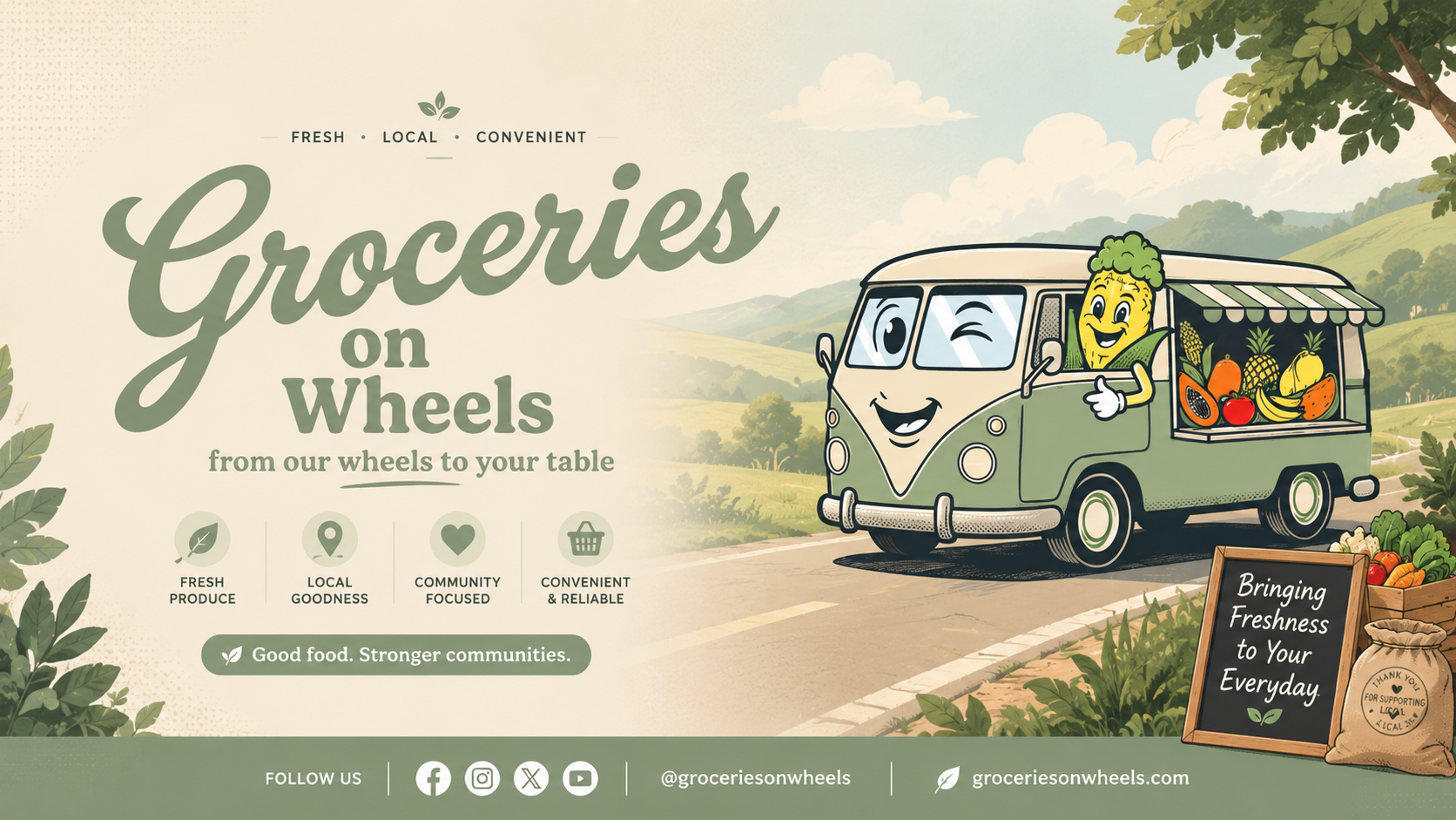 Groceries on Wheels social cover